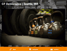 Tablet Screenshot of crossfitdeliverance.com